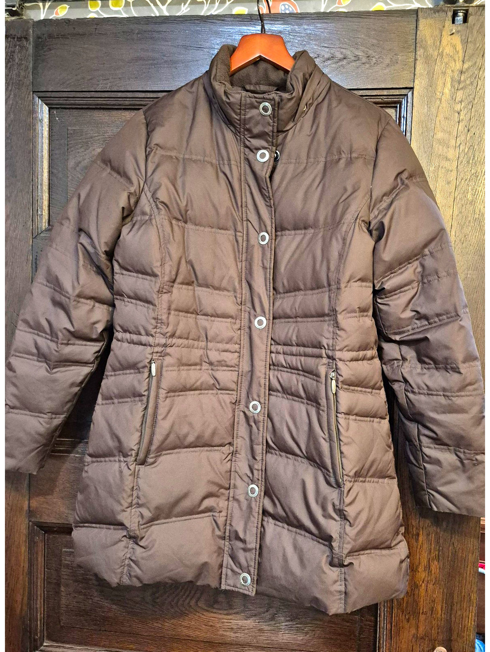 Eddie Bauer Women's Quilted Goose Down Ins. Puffer Jacket